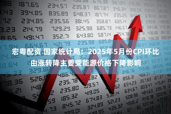 宏粤配资 国家统计局：2025年5月份CPI环比由涨转降主要受能源价格下降影响