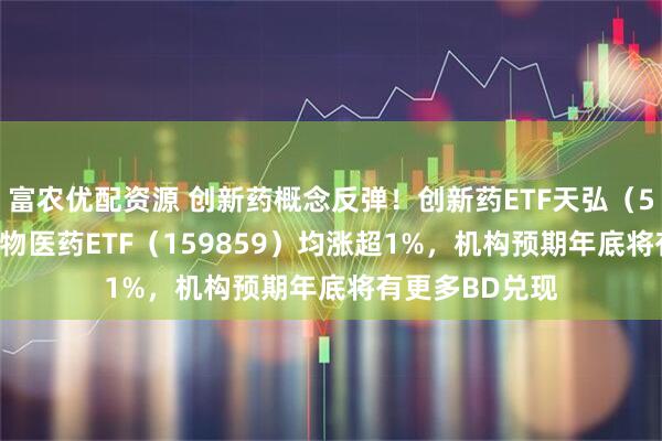 富农优配资源 创新药概念反弹！创新药ETF天弘（517380）、生物医药ETF（159859）均涨超1%，机构预期年底将有更多BD兑现