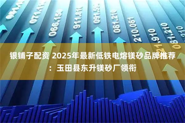 银铺子配资 2025年最新低铁电熔镁砂品牌推荐：玉田县东升镁砂厂领衔