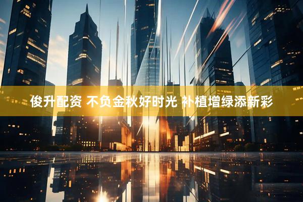 俊升配资 不负金秋好时光 补植增绿添新彩