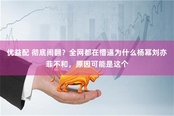 优益配 彻底闹翻？全网都在懵逼为什么杨幂刘亦菲不和，原因可能是这个